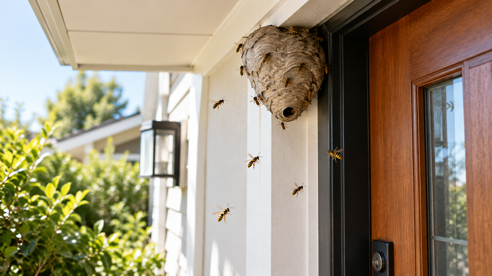 Wasps Nesting