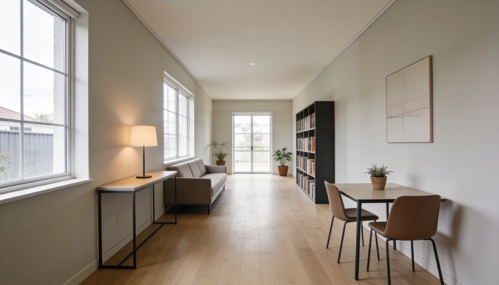 How to arrange furniture in a long narrow room