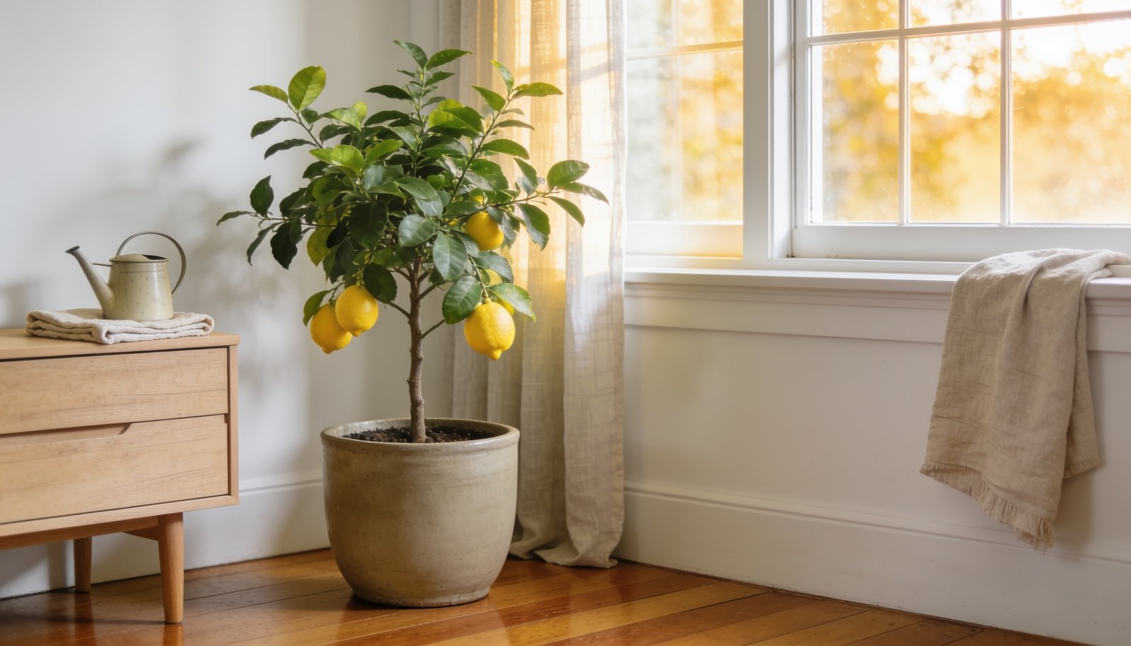 How to look after a lemon tree in a pot