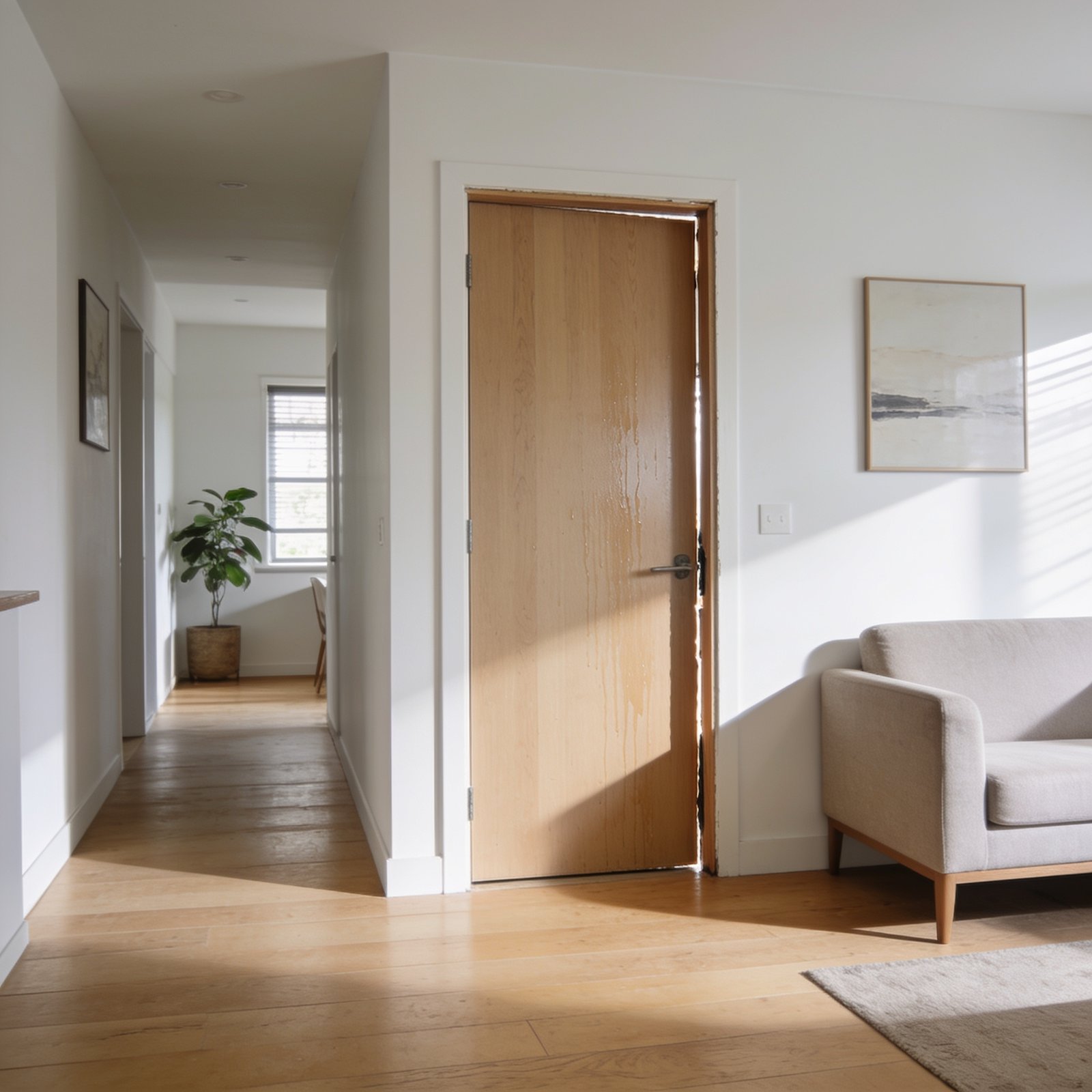 How to stop a door from sticking in humid weather
