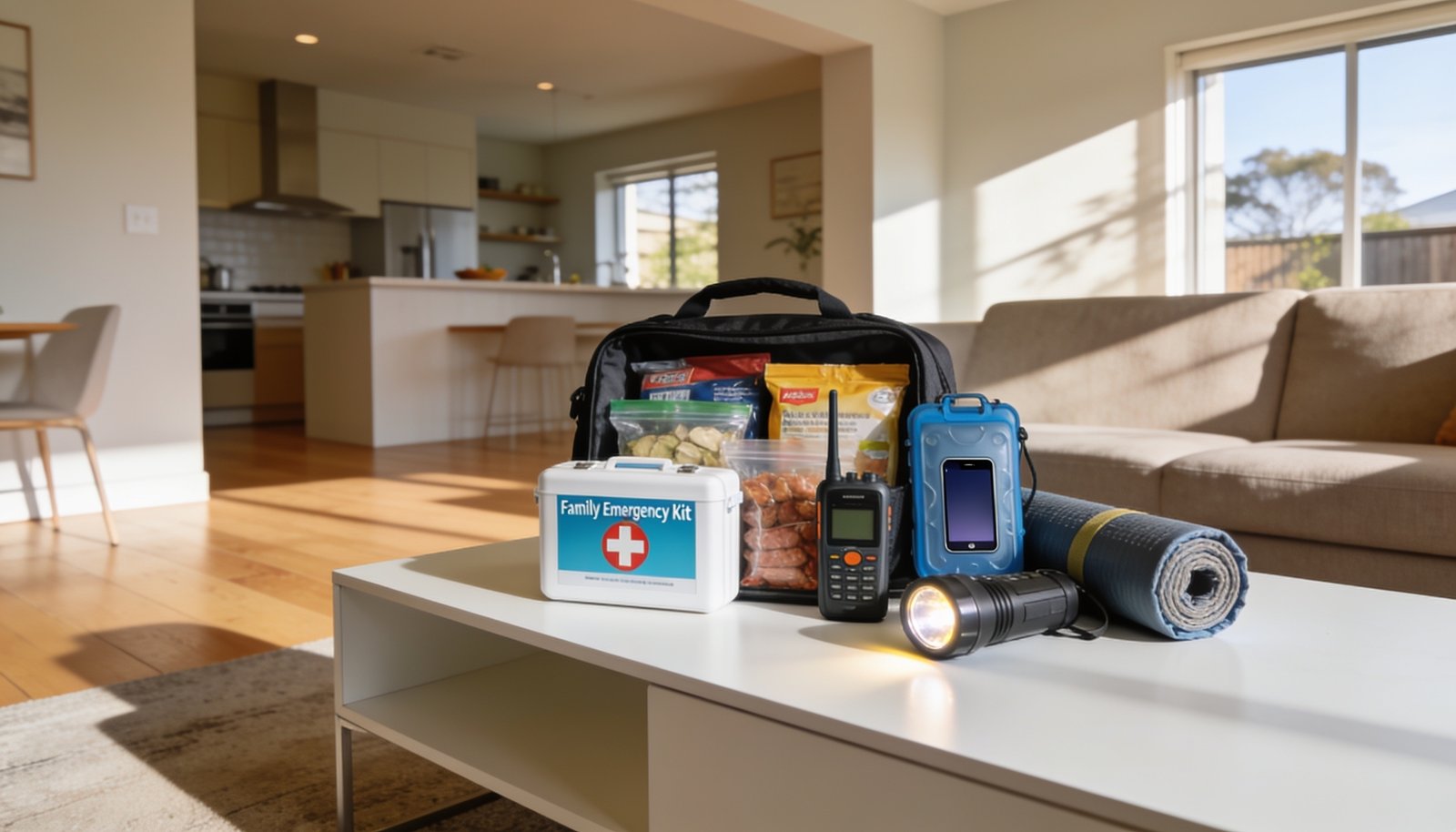 What to pack in a family emergency kit for Queensland storm season