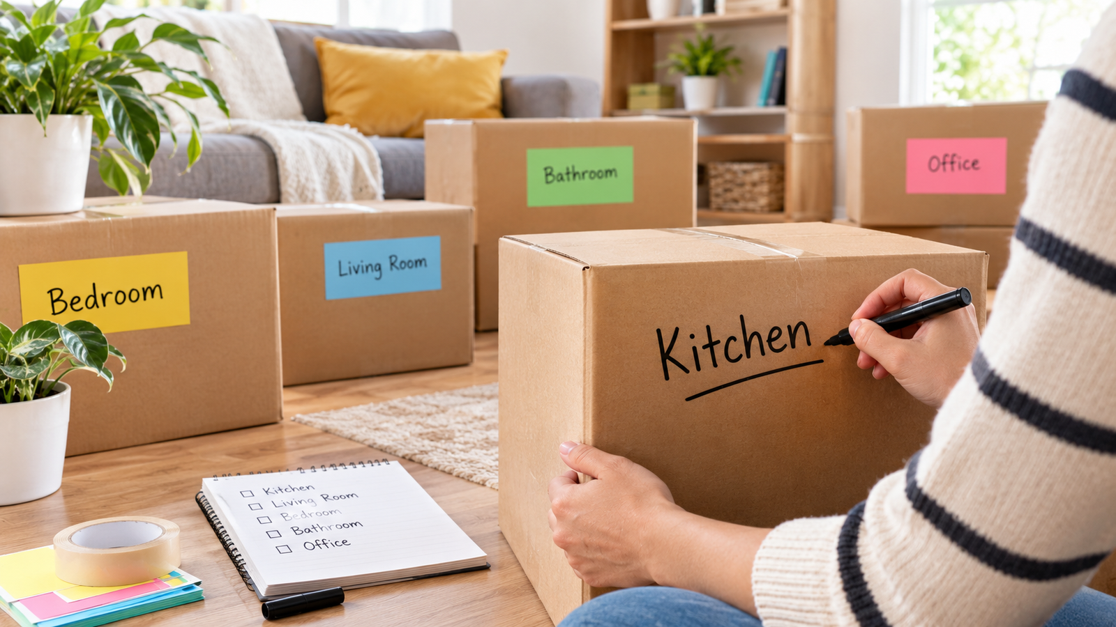label boxes
