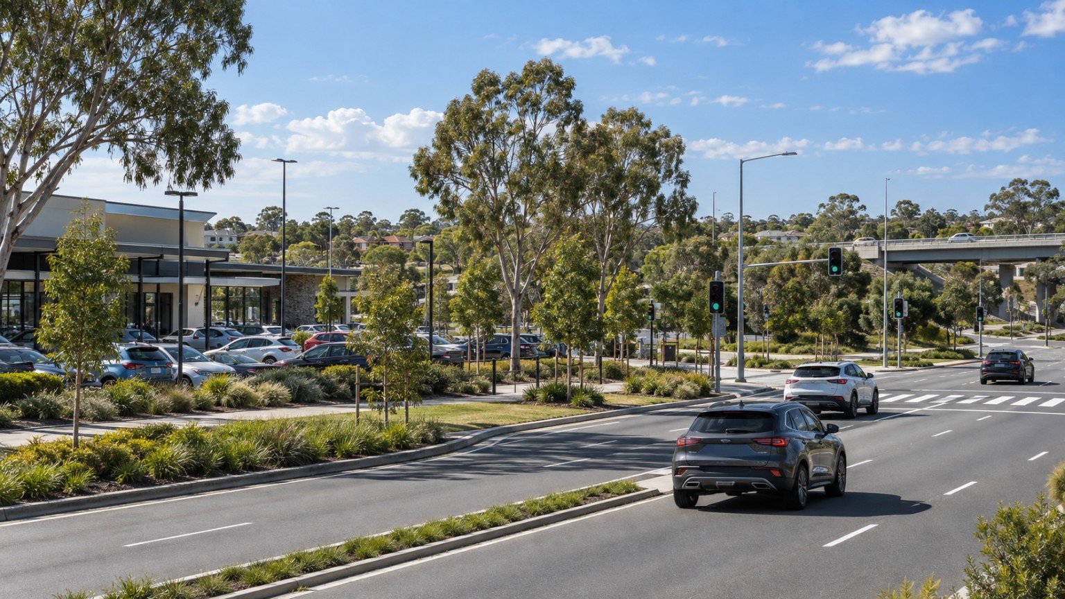 Established suburban homes and arterial road access in a Logan retail and transport hub suburb