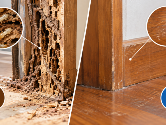 Termite Damage vs Everyday Wear