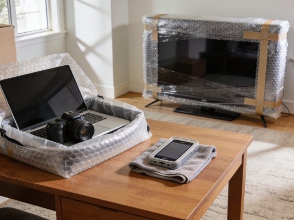 How to protect delicate electronics during a house relocation