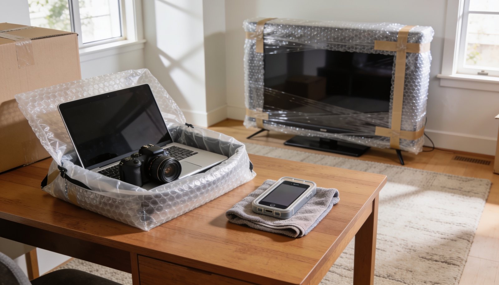 How to protect delicate electronics during a house relocation