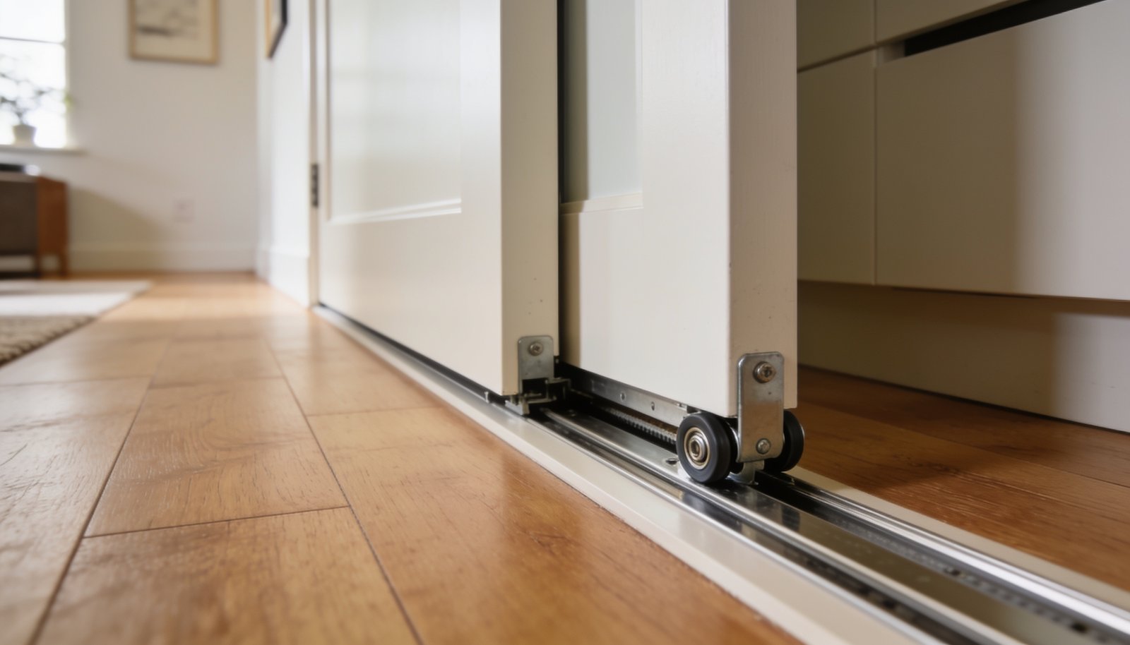 How to stop a sliding door from jumping its track